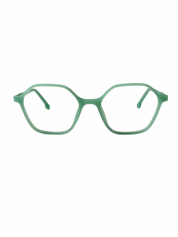 Montura para lentes formulados- Unisex- Hexagonal Verde